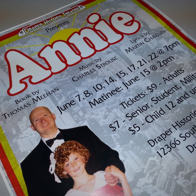 Annie poster - Draper Historic Theater