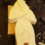 Egyptian Statues: Foam layering
