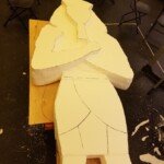Egyptian Statues: Foam layering