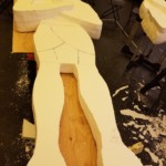 Egyptian Statues: Foam layering