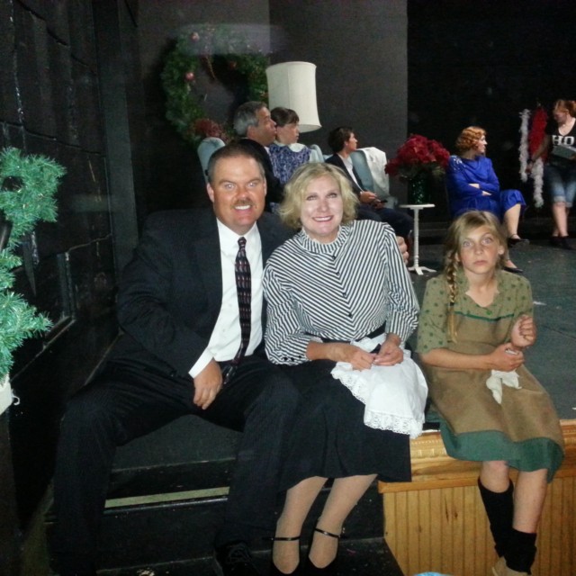 Annie at Draper Historical Theater - Behind the Scenes