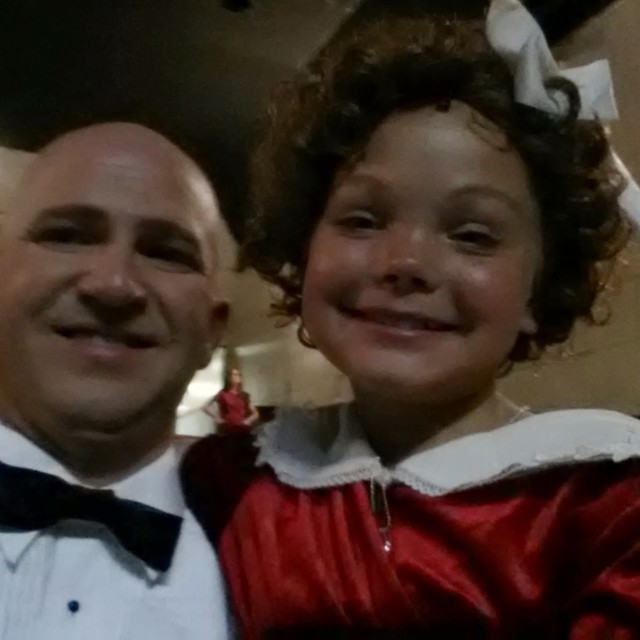 Annie at Draper Historical Theater - Behind the Scenes