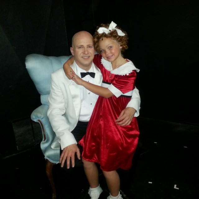Annie at Draper Historical Theater - Behind the Scenes