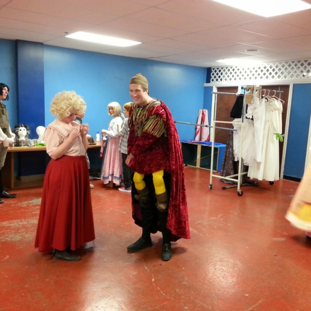 Shrek the Musical - Scera - Backstage