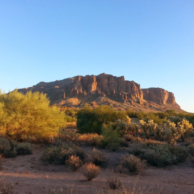 Superstition Mountains; Superstition Mountain