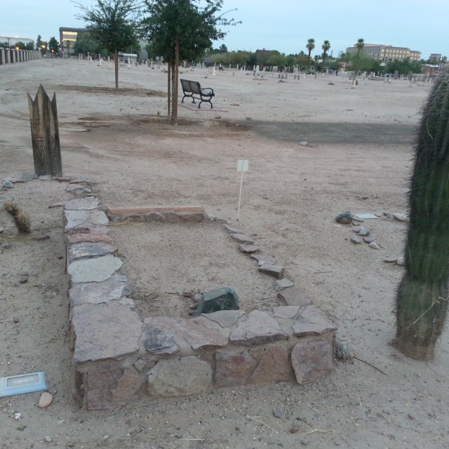 The Dutchman's grave, viewed from the south