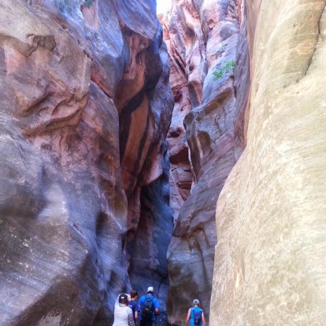 Kanarraville Falls Hike - into the slot