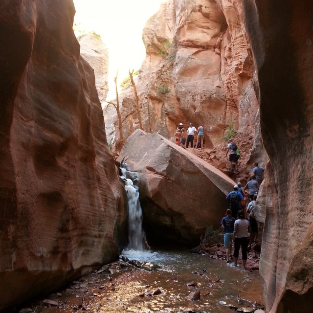 Kanarraville Falls Hike - another waterfall