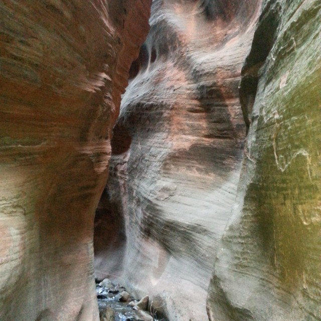 Kanarraville Falls Hike - sculpted walls