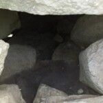 This is the way into the lava tube