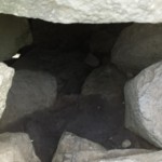 This is the way into the lava tube