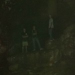 Light doesn't carry far when it's pitch black