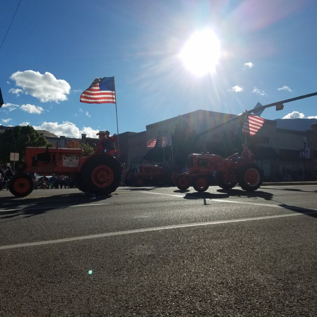 Tractors in the Sheep Parade - Cedar City, UT