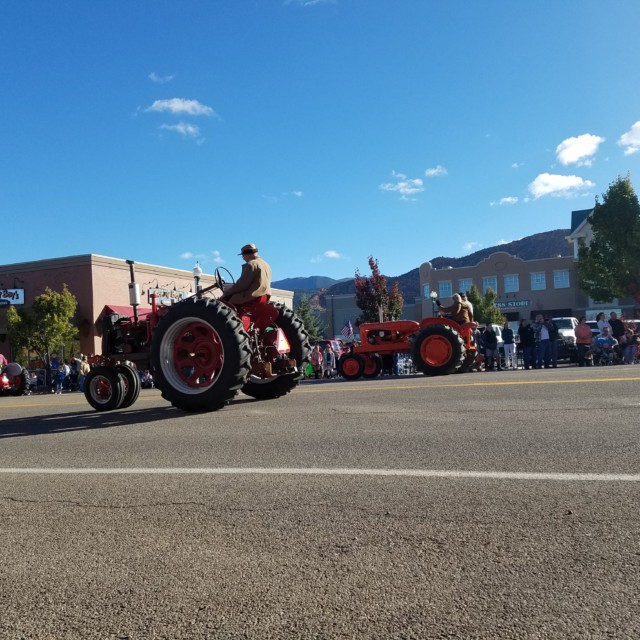 Tractors in the Sheep Parade - Cedar City, UT