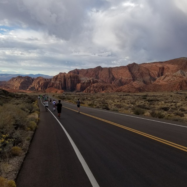 Snow Canyon Half Marathon - course photos