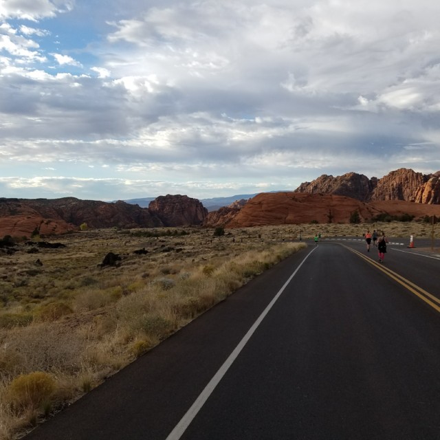 Snow Canyon Half Marathon - course photos