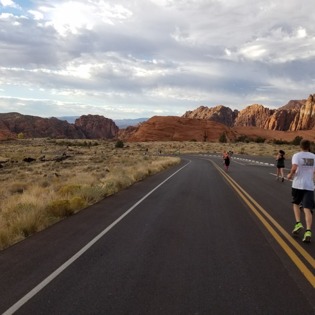 Snow Canyon Half Marathon - course photos