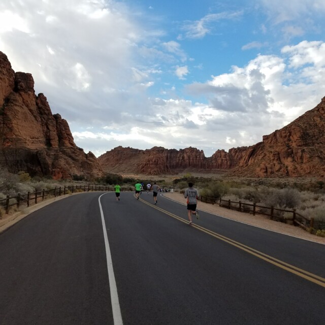 Snow Canyon Half Marathon - course photos