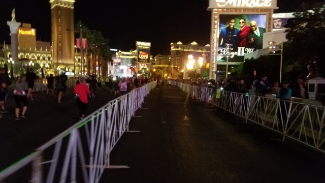 You can almost see the finish line from here. Almost. Las Vegas Rock 'n' Roll Marathon 23