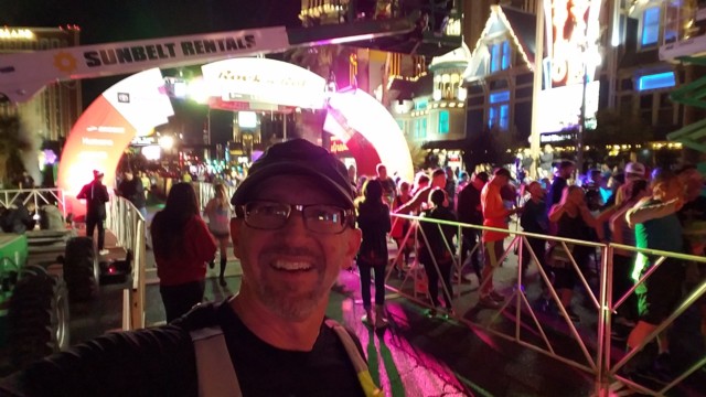 All finished! My first Rock 'n' Roll Marathon in the books. We still had at least half a mile to walk to get to the end of the recovery area, and another quarter mile to get our drop bags. Las Vegas Rock 'n' Roll Marathon 25