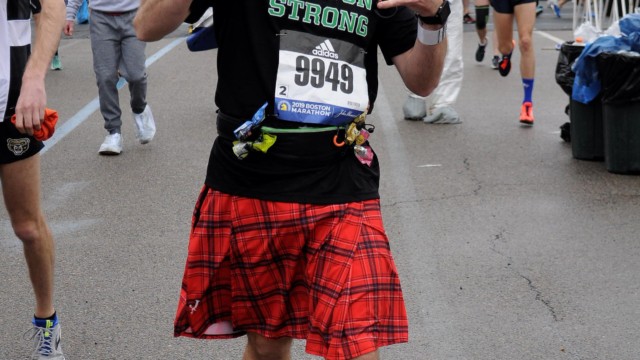 You always feel jaunty before a race.