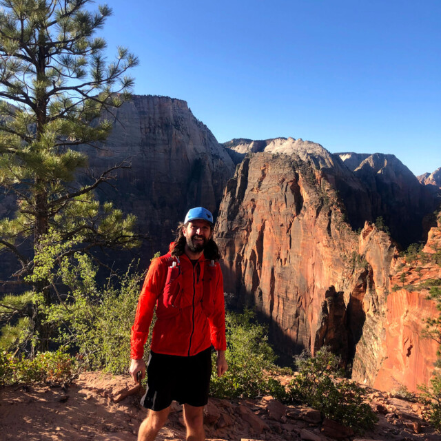 This is Jared, one of my hiking companions.