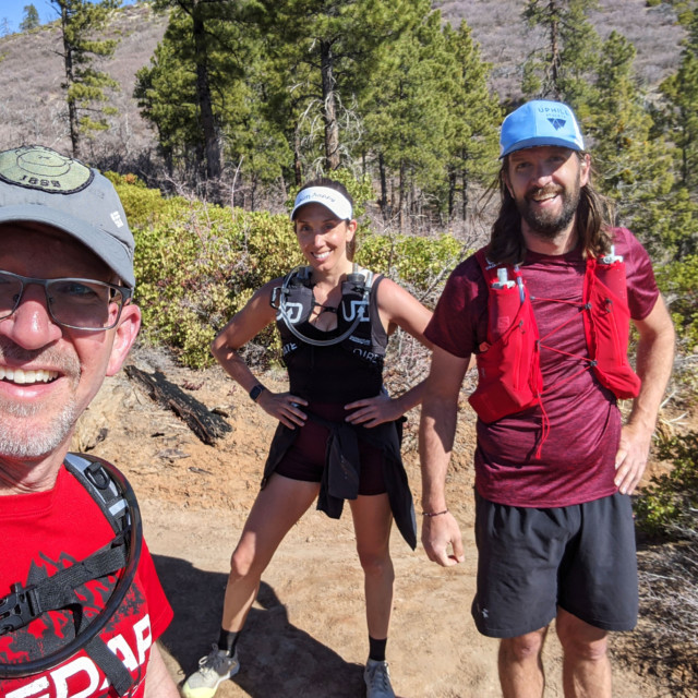 One of a few selfies we took during the trip: me, Jayna and Jared.