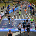 New York City Marathon - Getting ready to cross the finish line!