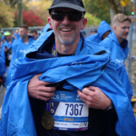 New York City Marathon - The ponchos were a nice touch, but not really necessary because of the heat