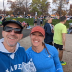 New York City Marathon - Pre-Race: A quick selfie with my bus buddy